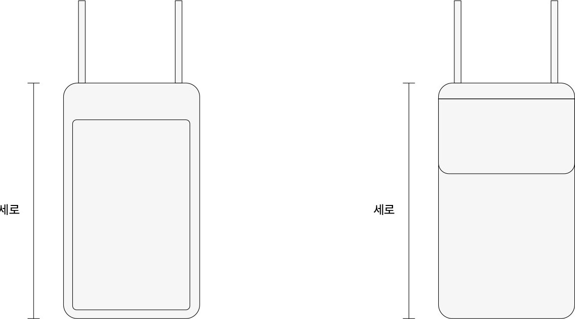 아이디 프레임 사원증 홀더 크기