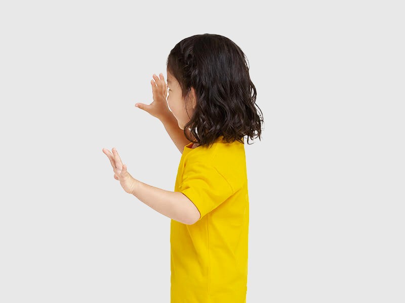 옆에서 본 착용 모습